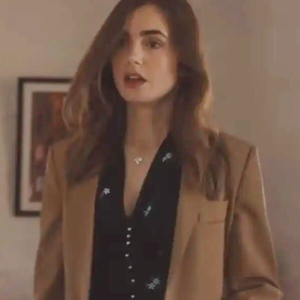 Windfall Lily Collins Blazer