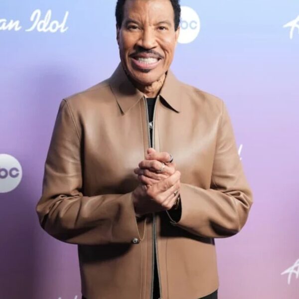 American Idol S22 Lionel Richie Brown Leather Jacket