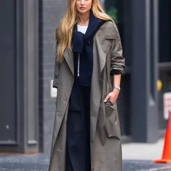 Jennifer Lawrence Trench Coat