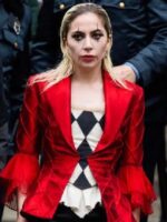 Lady Gaga Red Blazer