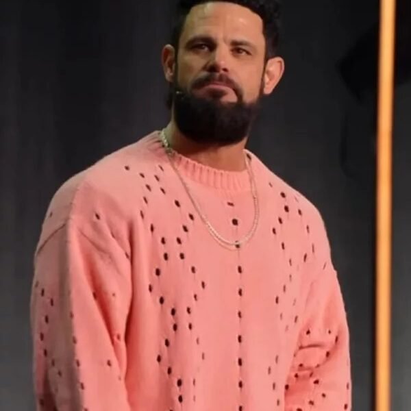 Steven Furtick Easter Pink Sweater