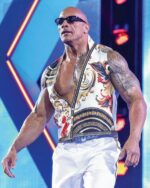 WrestleMania 2024 The Rock Final Boss Vest