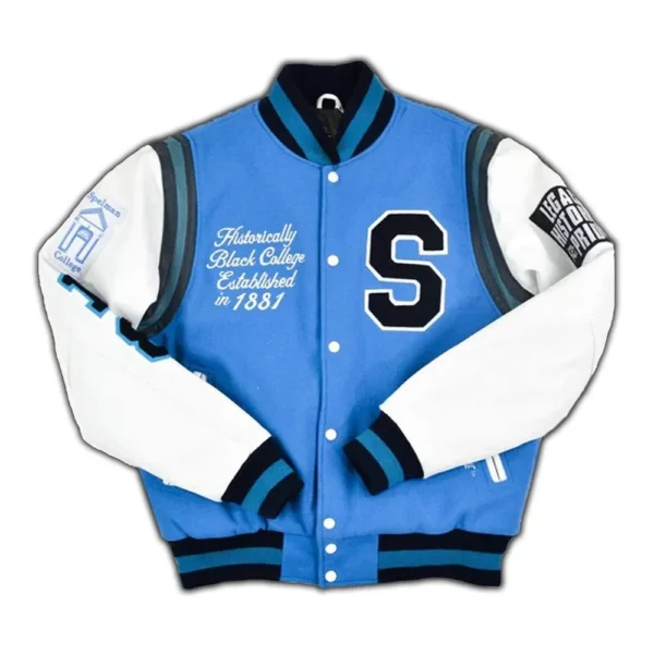 Spelman College Motto 2.0 Varsity Letterman Jacket