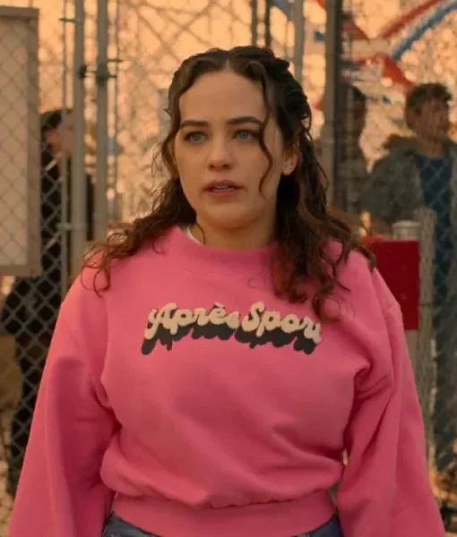 Cobra Kai Season 6 Mary Mouser Pink Sweatshirt