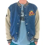 Winnie The Pooh Denim Varsity Jacket