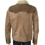 Kevin Costner TV Series Yellowstone John Dutton Leather Jacket