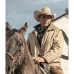 John Dutton Kevin Costner Yellowstone Season 4 Western Jacket