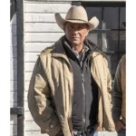 John Dutton Kevin Costner Yellowstone Season 4 Western Jacket