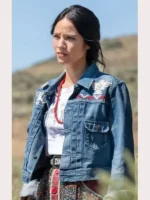 Kelsey Asbille Yellowstone Monica Dutton Denim Jacket