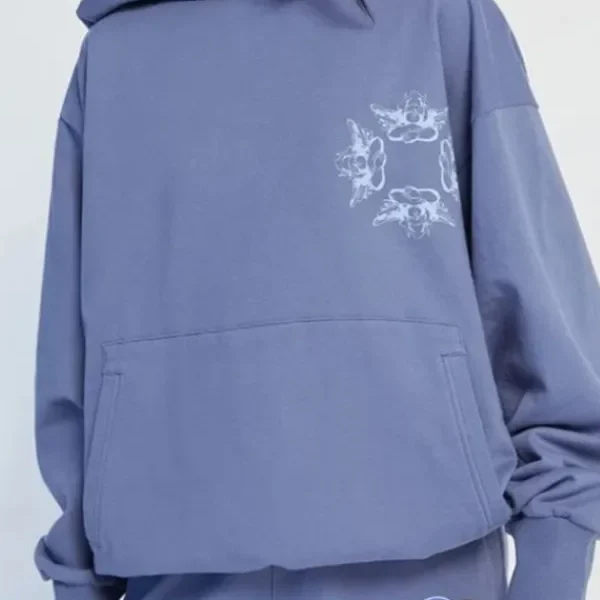 Boys Lie Hoodie in Blue Color