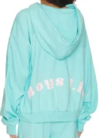 Boys Lie Hoodie in Sky Blue Color