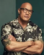 Moana 2 D23 Event Dwayne Johnson Floral Shirt