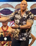 Moana 2 D23 Event Dwayne Johnson Floral Shirt