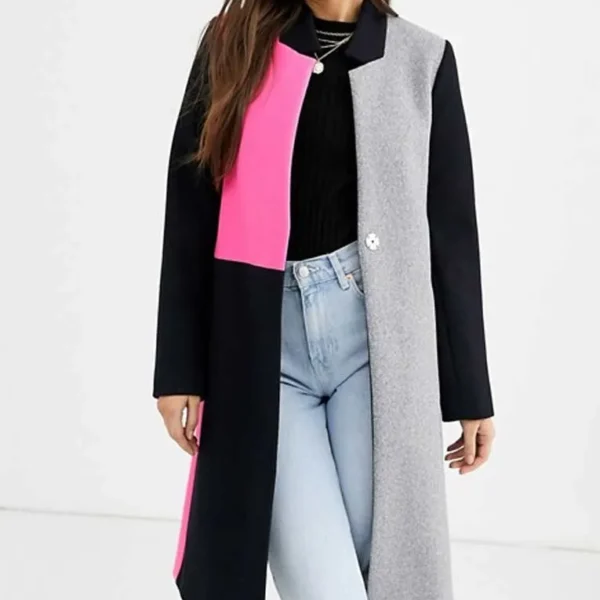 Emily Cooper Emily In Paris Color Block Coat