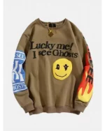 Lucky Me I See Ghosts Kendall Jenner Crewneck Sweatshirt