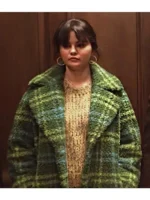 Only Murders In The Building Season 3 Selena Gomez Green Plaid Coat