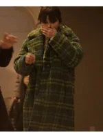 Only Murders In The Building Season 3 Selena Gomez Green Plaid Coat