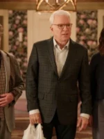 Steve Martin Only Murders In the Building S02 Charles-Haden Savage Grey Plaid Blazer