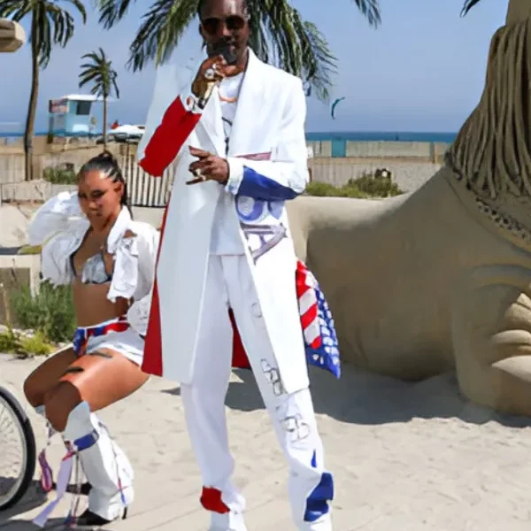 The Olympics Paris 2024 Snoop Dogg White Suit