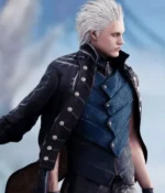 Video Game Blue and Black DMC5 Vergil Vest