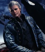 Video Game Blue and Black DMC5 Vergil Vest