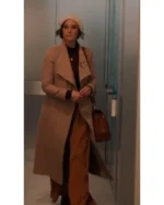 Natalie Calder TV-Movie Falling Together 2024 Ashley Williams Beige Trench Coat