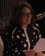 Cinda Canning Only Murders In The Building S02 Tina Fey Dotted Top