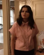 Selena Gomez Pink Shirt