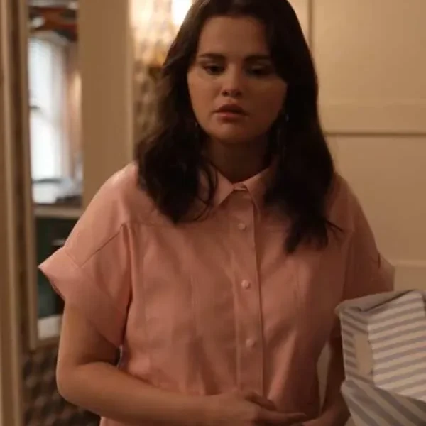 Only Murders In The Building S03 Selena Gomez Pink Shirt