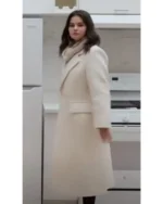 Mabel Mora Only Murders In The Building S03 Selena Gomez White Coat