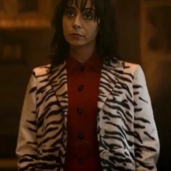 Cristin Milioti Leopard Coat