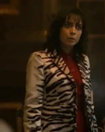 The Penguin 2024 Cristin Milioti Leopard Coat