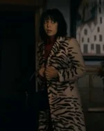 The Penguin 2024 Cristin Milioti Leopard Coat