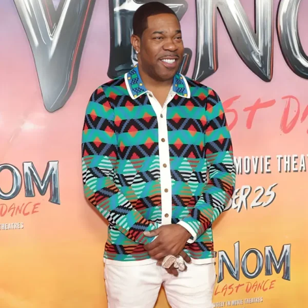 Busta Rhymes Venom The Last Dance World Premiere Cardigan