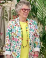 Prue Leith Floral Blazer