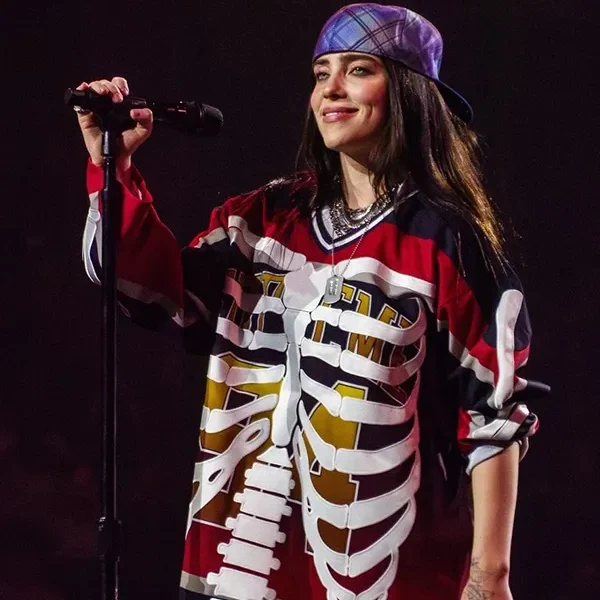 Billie Eilish Skeleton Jersey