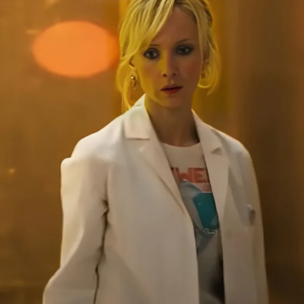 Juno Temple White Blazer