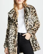 Yellowstone S02 Beth Dutton Cheetah Print Coat