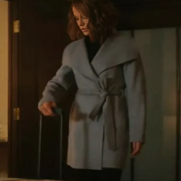 Canary Black 2024 Kate Beckinsale Wrap Coat