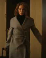 Kate Beckinsale Wrap Coat