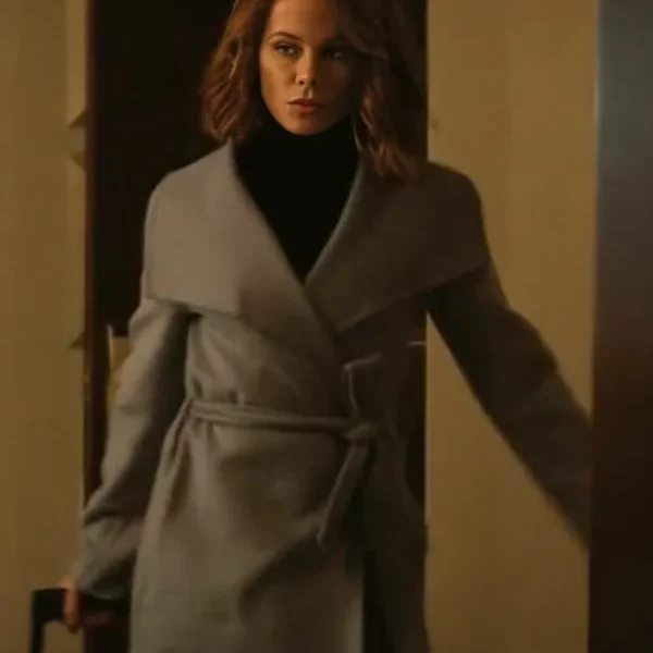 Kate Beckinsale Wrap Coat