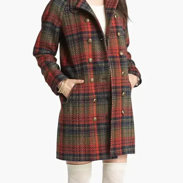 Ellen Plaid Coat