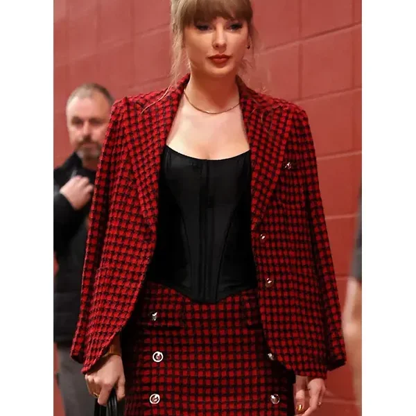 Taylor Swift Plaid Blazer