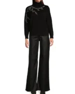 The Voice S26 Reba McEntire Black Embellished Sweater