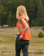 Yellowstone S05 Beth Dutton Orange Vest