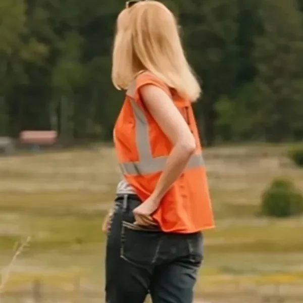 Yellowstone S05 Beth Dutton Orange Vest